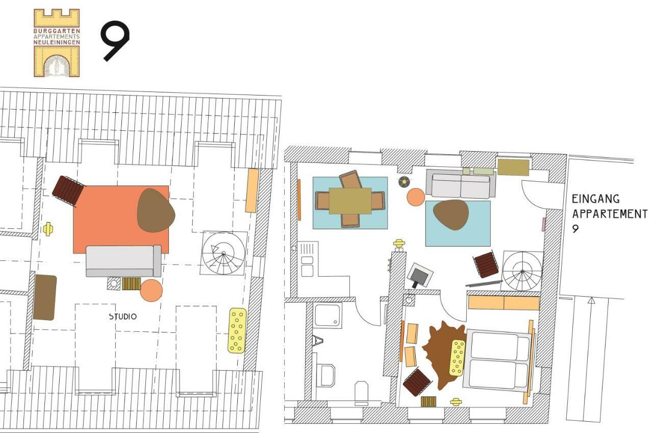 Burggarten Appartements Neuleiningen Екстер'єр фото